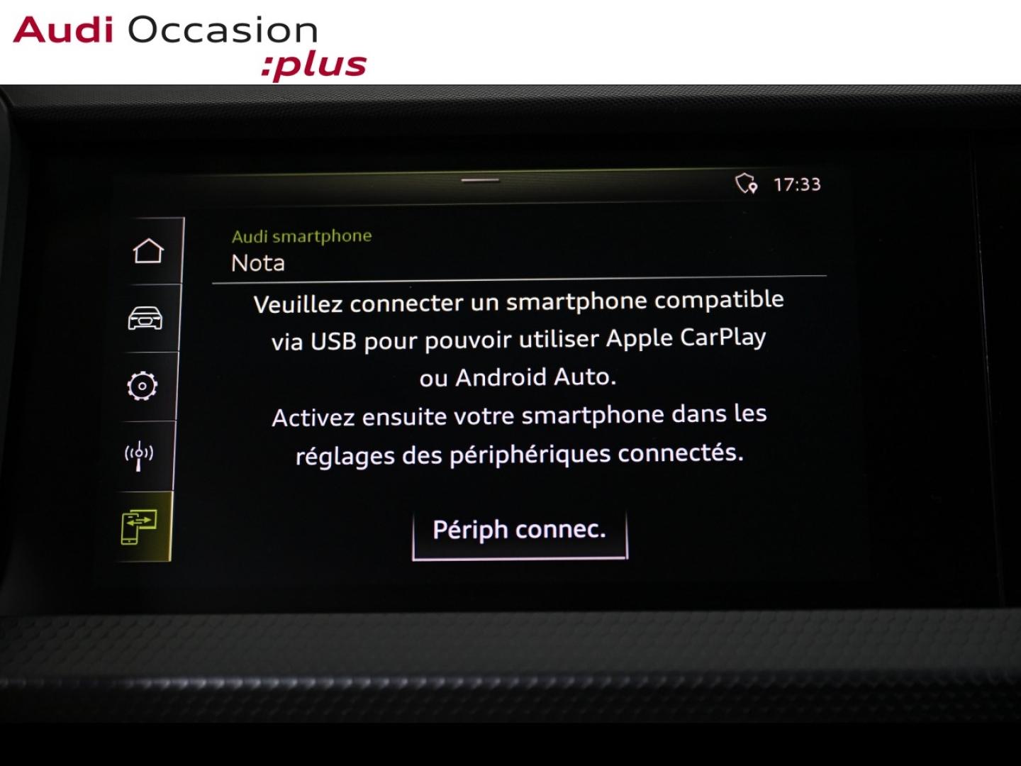 Voitures occasions Audi A1 Sportback Advanced Paris