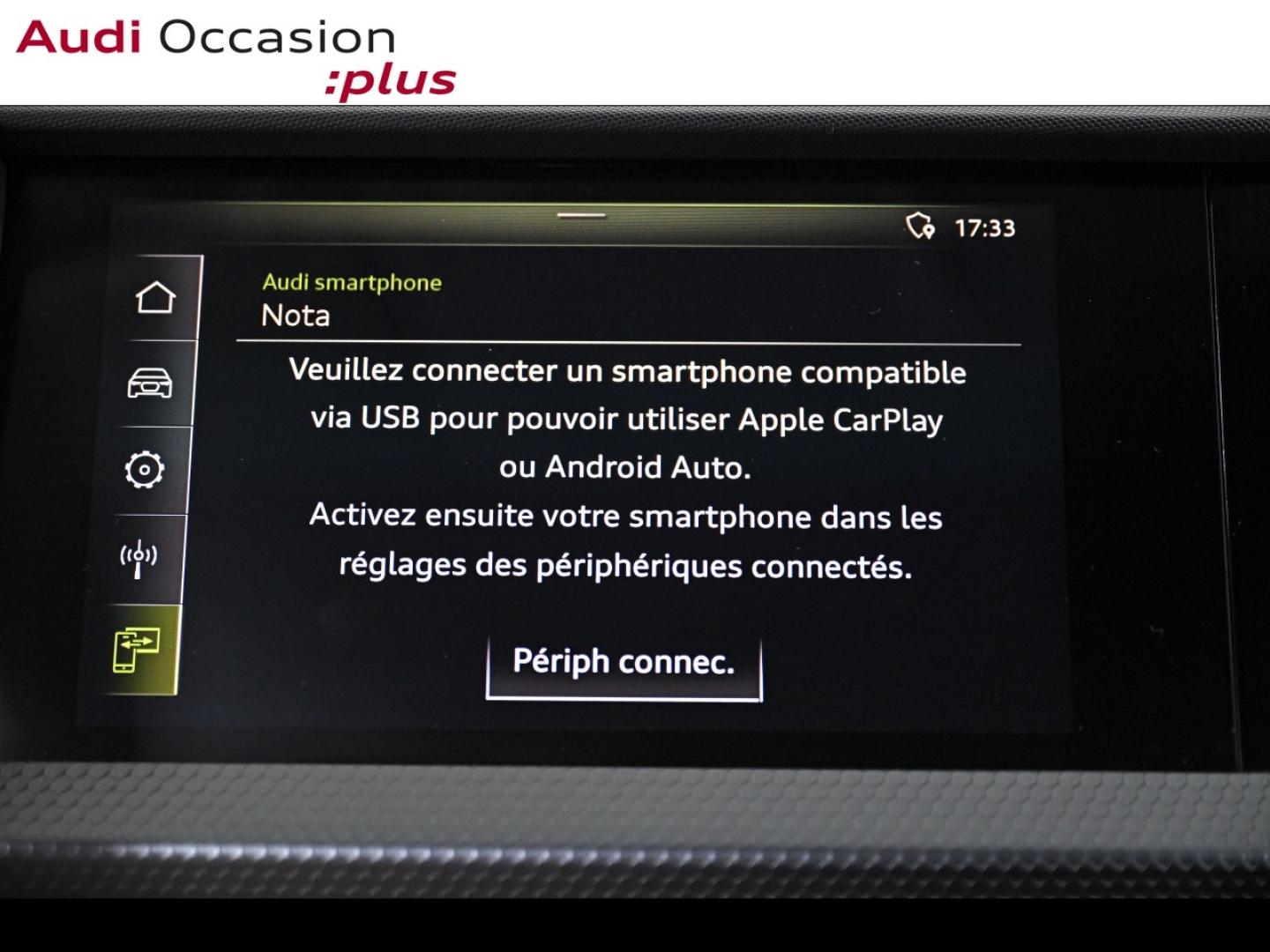 Voitures occasions Audi A1 Sportback Advanced Paris