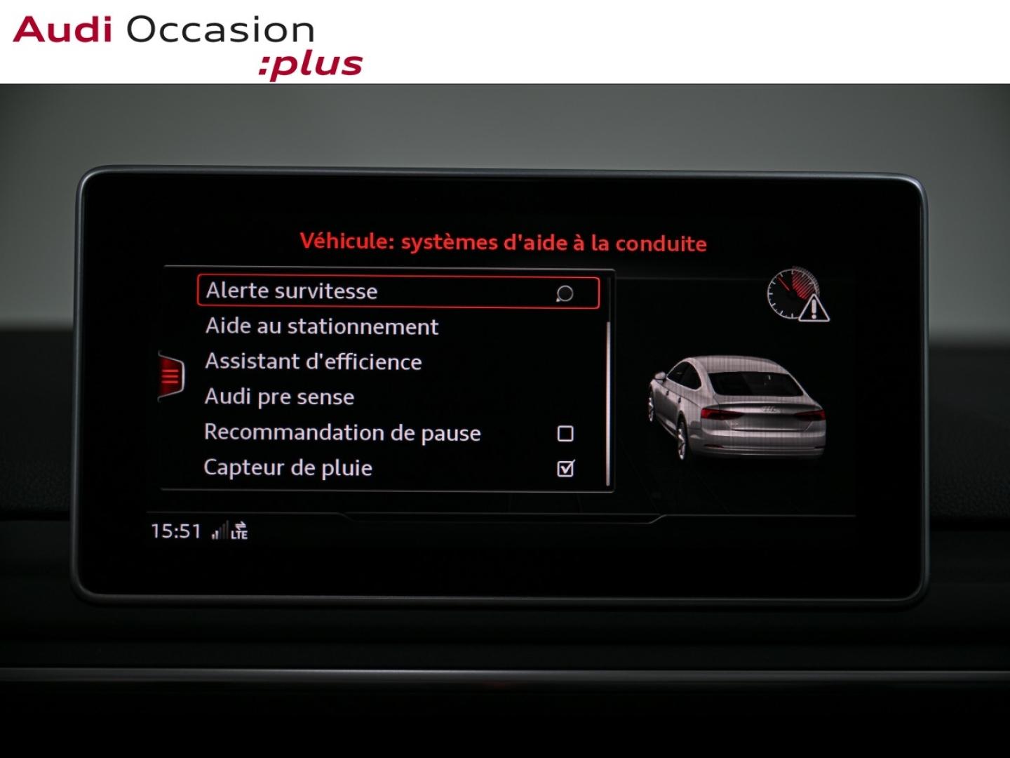 Voitures occasions Audi A5 Sportback Design Luxe Paris