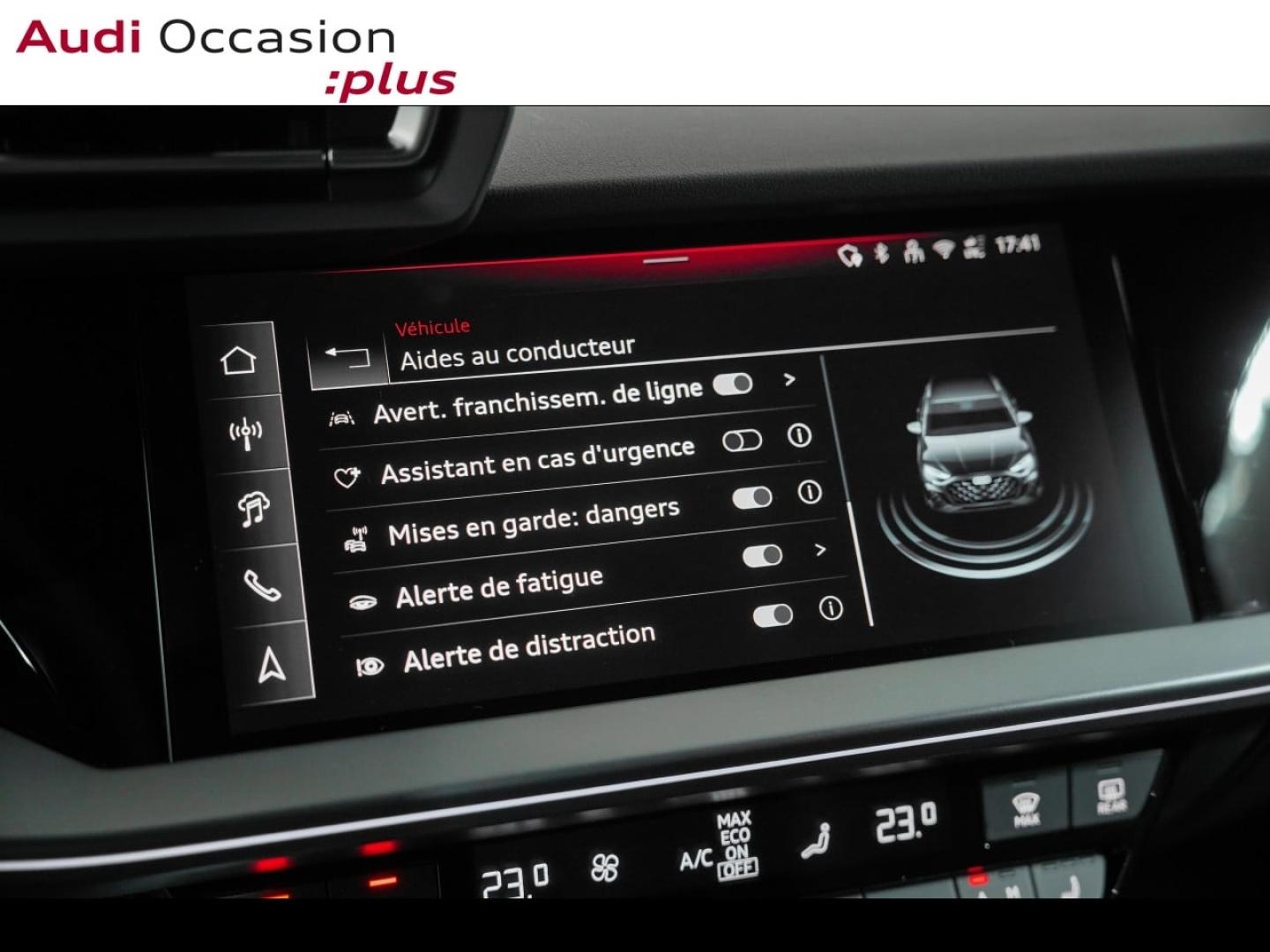 Voitures occasions Audi A3 Sportback S line Paris