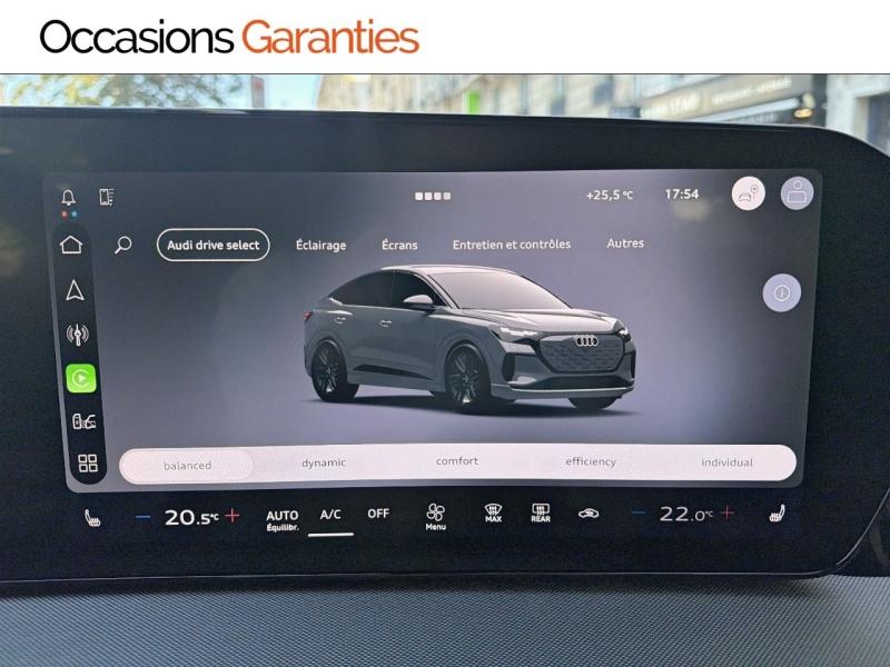 Voitures occasions Audi Q4 Sportback e-tron Base Paris