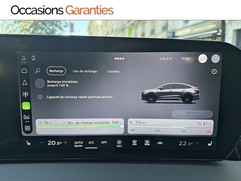 Voitures occasions Audi Q4 Sportback e-tron Base Paris