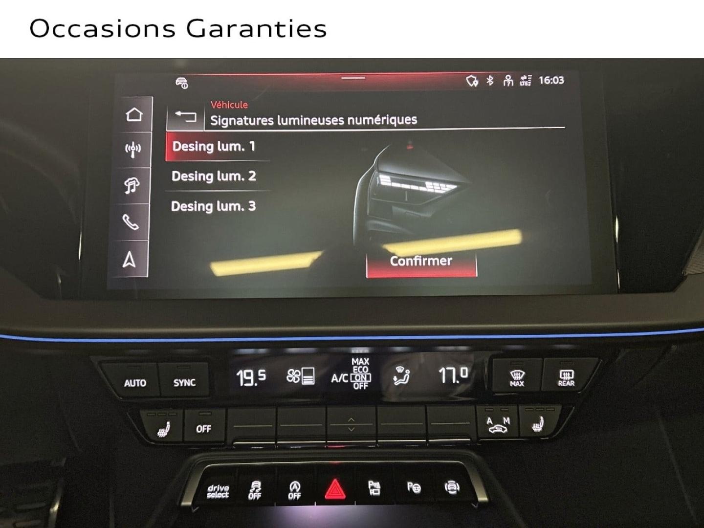 Voitures occasions Audi A3 Sportback S line Paris