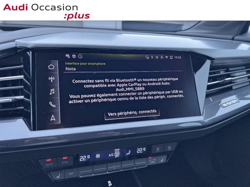 Voitures occasions Audi Q4 e-tron S line Saint-Thibault-des-Vignes