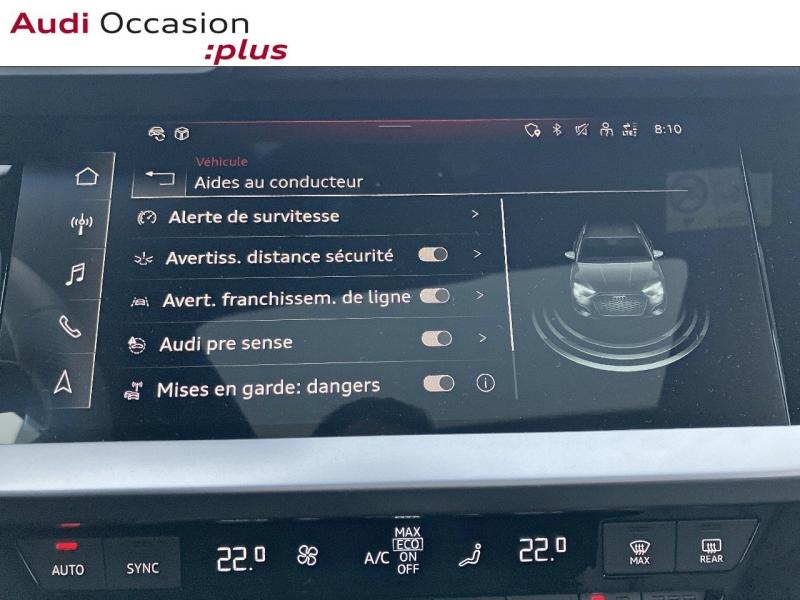 Voitures occasions Audi A3 Sportback S line Saint-Thibault-des-Vignes