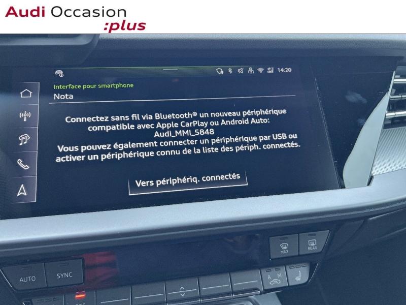 Voitures occasions Audi A3 Sportback S line Saint-Thibault-des-Vignes