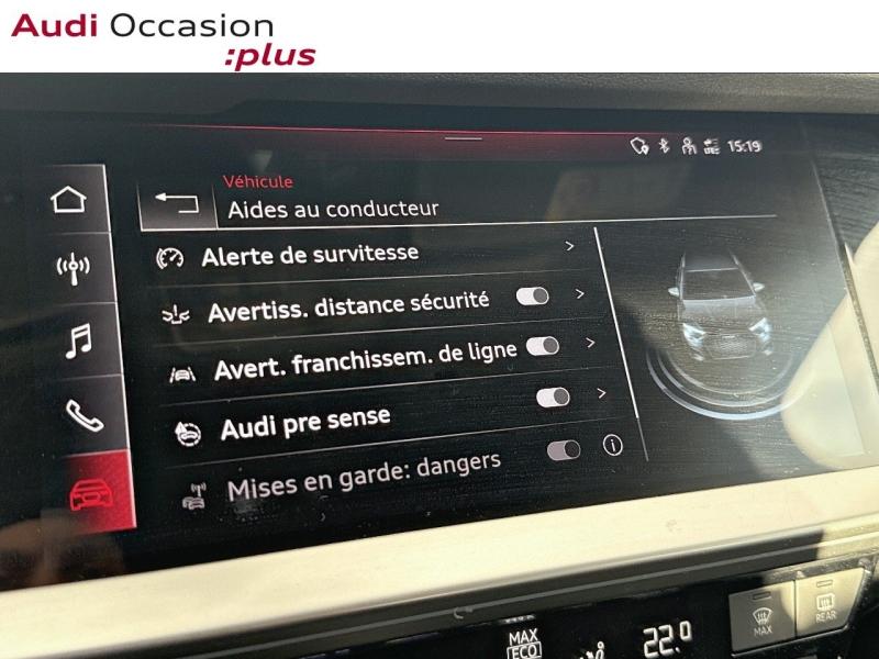 Voitures occasions Audi A3 Sportback Design Luxe Saint-Thibault-des-Vignes