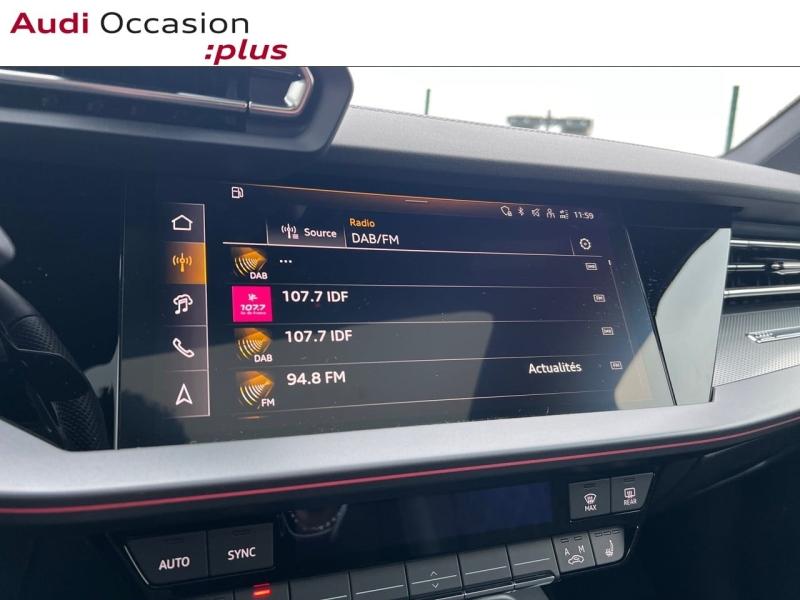 Voitures occasions Audi A3 Sportback S line Saint-Thibault-des-Vignes