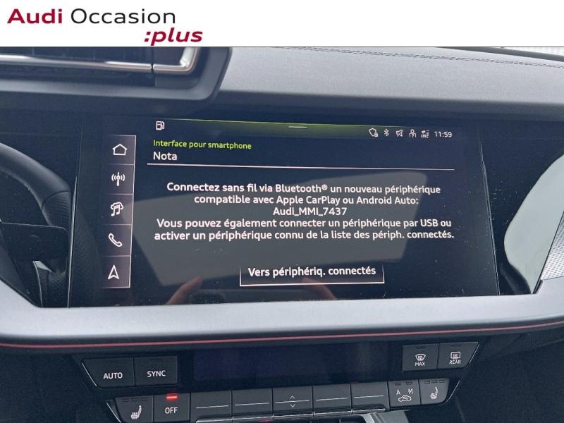 Voitures occasions Audi A3 Sportback S line Saint-Thibault-des-Vignes