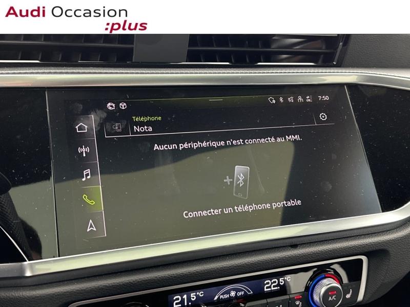 Voitures occasions Audi Q3 Sportback S line Saint-Thibault-des-Vignes
