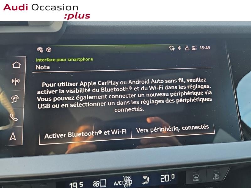 Voitures occasions Audi A3 Berline S line Saint-Thibault-des-Vignes