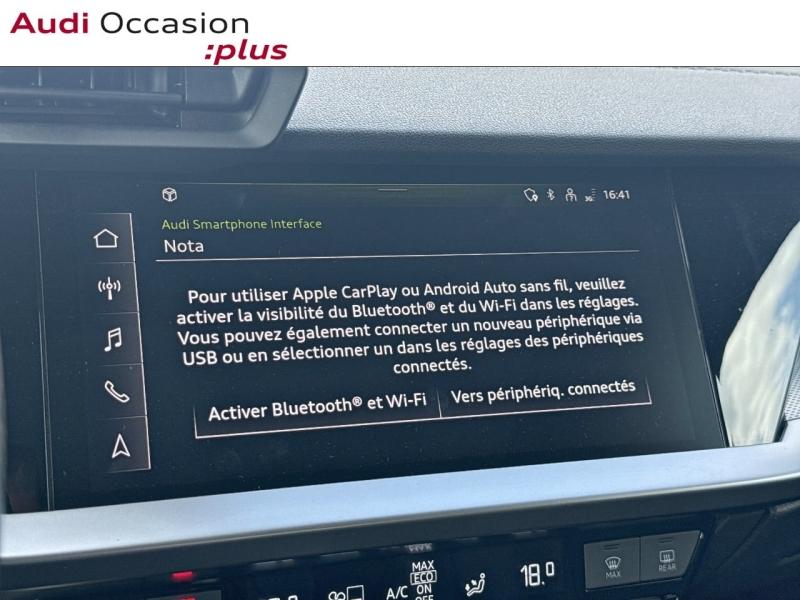 Voitures occasions Audi A3 Sportback S line Saint-Thibault-des-Vignes