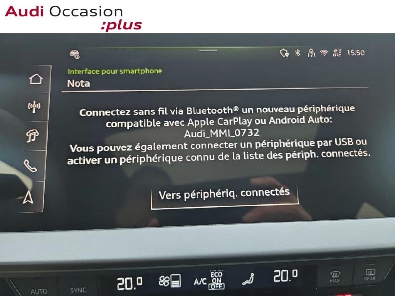 Voitures occasions Audi A3 Sportback S line Saint-Thibault-des-Vignes