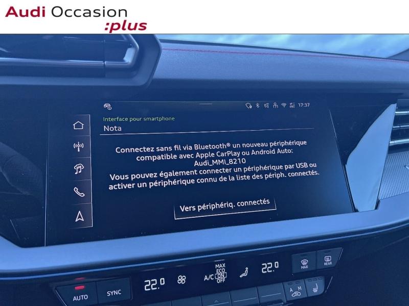 Voitures occasions Audi A3 Sportback S line Saint-Thibault-des-Vignes