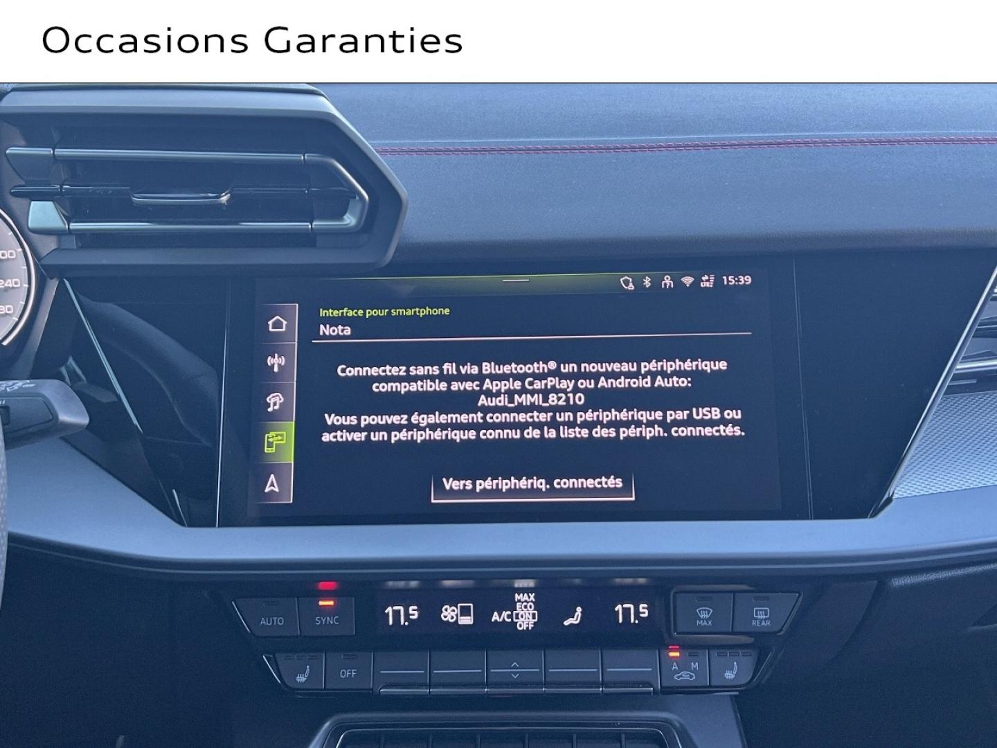 Voitures occasions Audi A3 Sportback S line Saint-Thibault-des-Vignes