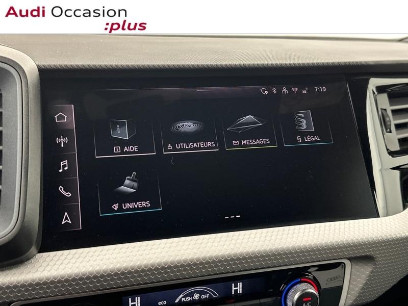 Voitures occasions Audi A1 Sportback S line plus Saint-Thibault-des-Vignes