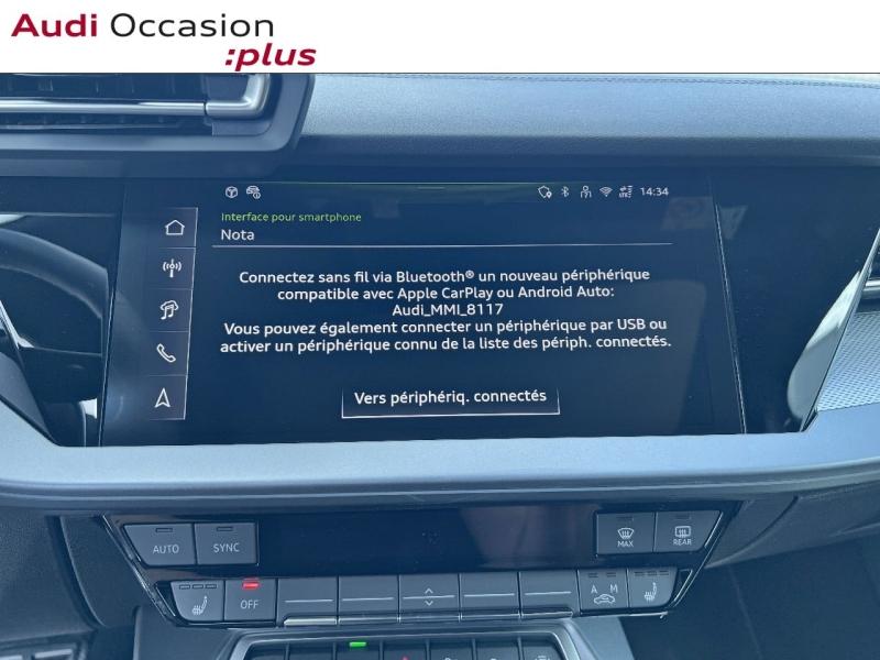 Voitures occasions Audi A3 Sportback S line Saint-Thibault-des-Vignes