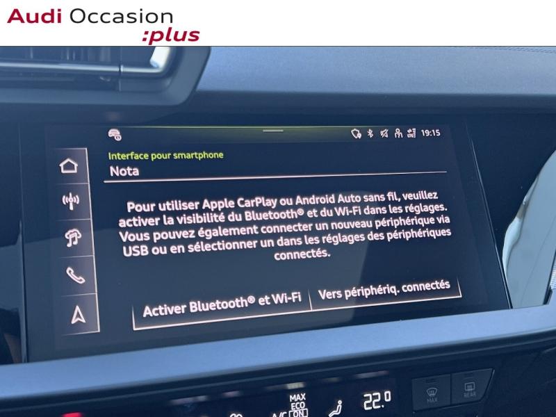 Voitures occasions Audi A3 Sportback S line Saint-Thibault-des-Vignes