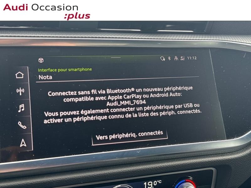 Voitures occasions Audi Q3 Sportback S line Saint-Thibault-des-Vignes