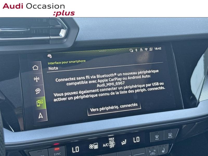 Voitures occasions Audi A3 Sportback S line Saint-Thibault-des-Vignes
