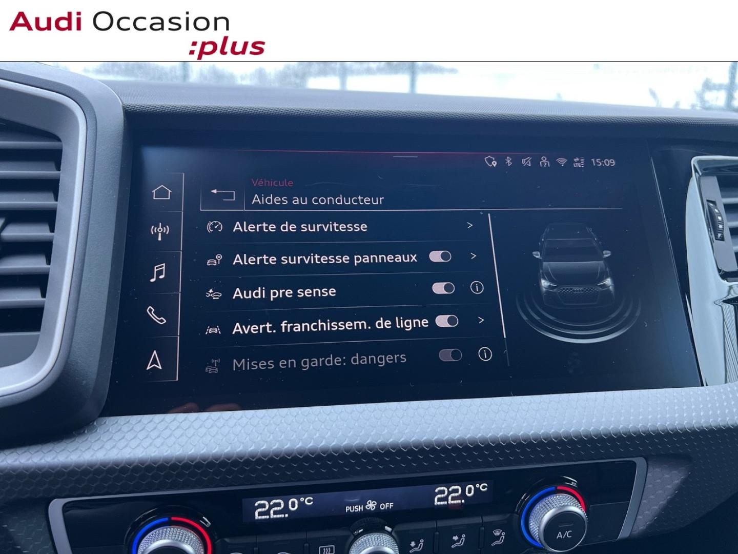 Voitures occasions Audi A1 Sportback Design Saint-Thibault-des-Vignes