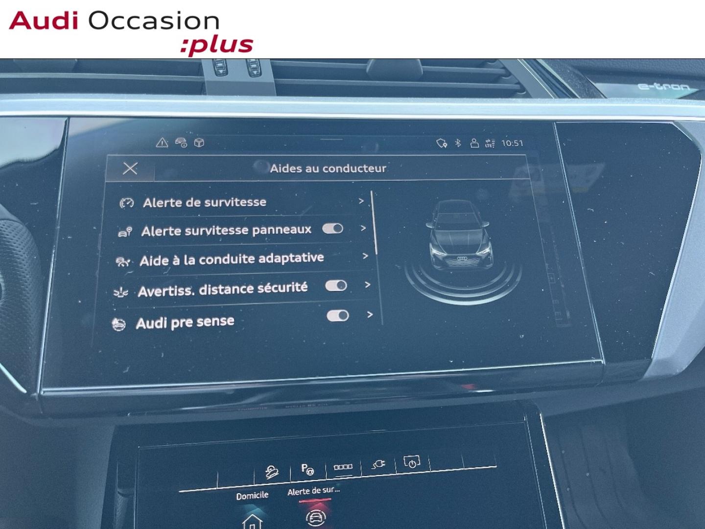 Voitures occasions Audi Q8 e-tron Sportback S Line Saint-Thibault-des-Vignes