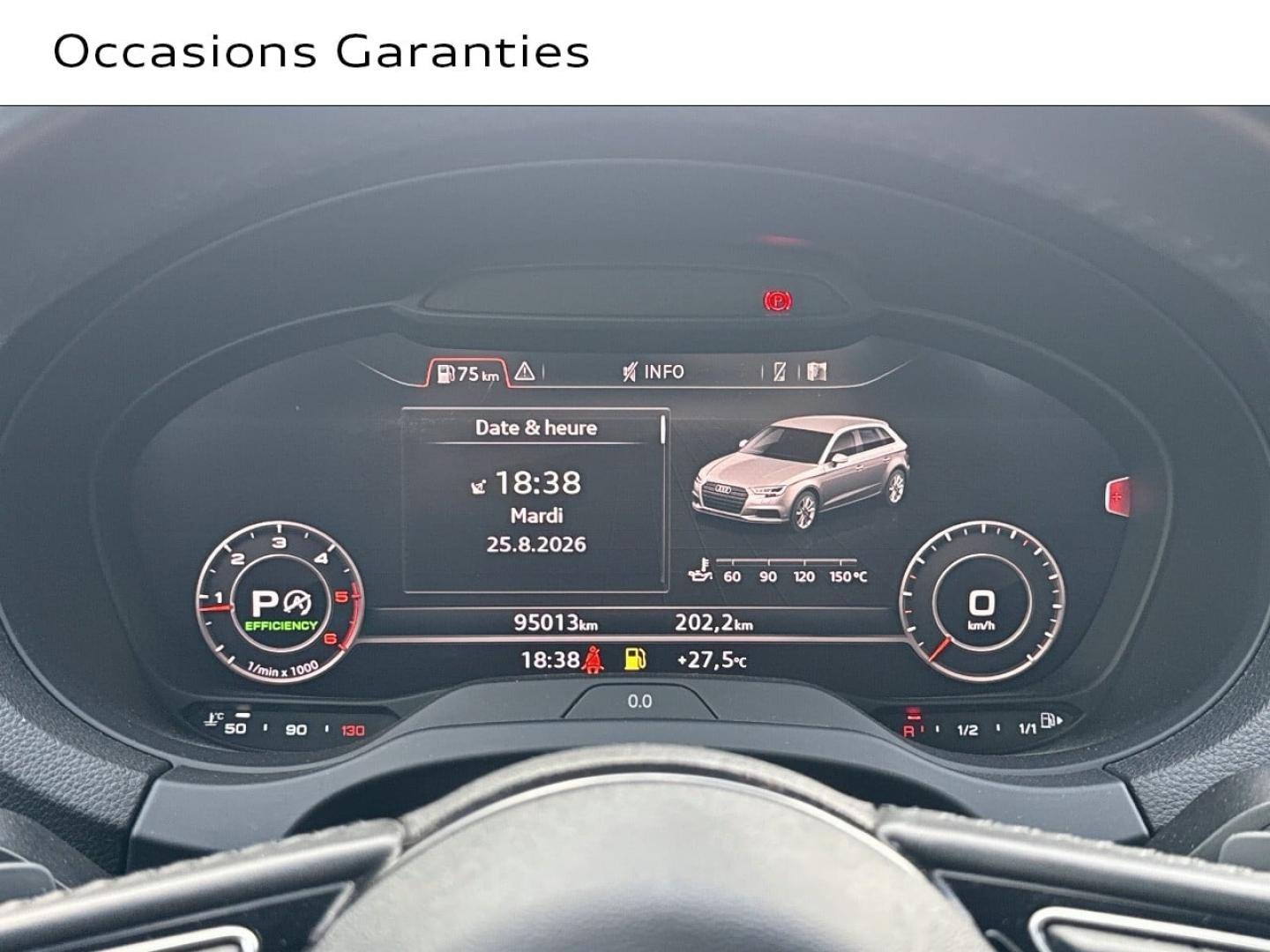 Voitures occasions Audi A3 Sportback Design luxe Saint-Thibault-des-Vignes