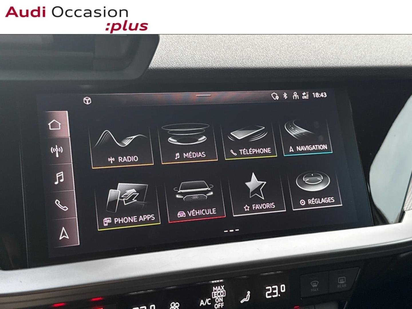 Voitures occasions Audi A3 Sportback S line Saint-Thibault-des-Vignes