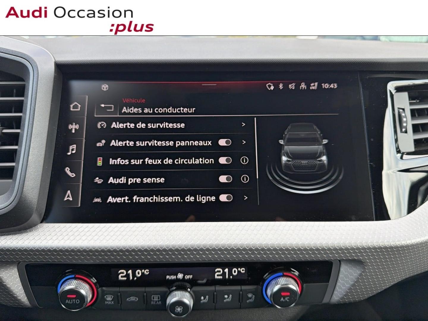 Voitures occasions Audi A1 Sportback S line Saint-Thibault-des-Vignes