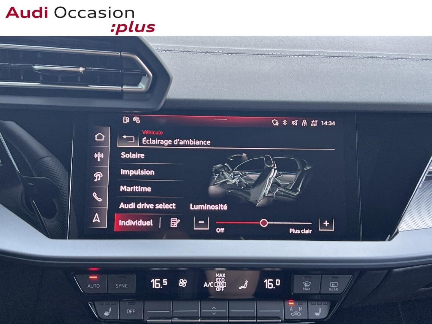 Voitures occasions Audi A3 Sportback S line Saint-Thibault-des-Vignes