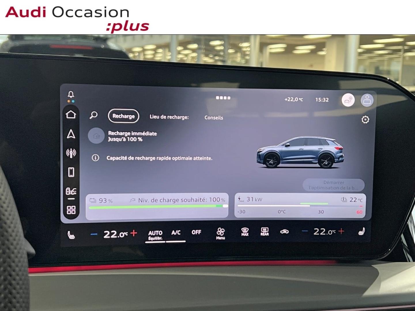 Voitures occasions Audi Q4 Sportback e-tron S Line Saint-Thibault-des-Vignes