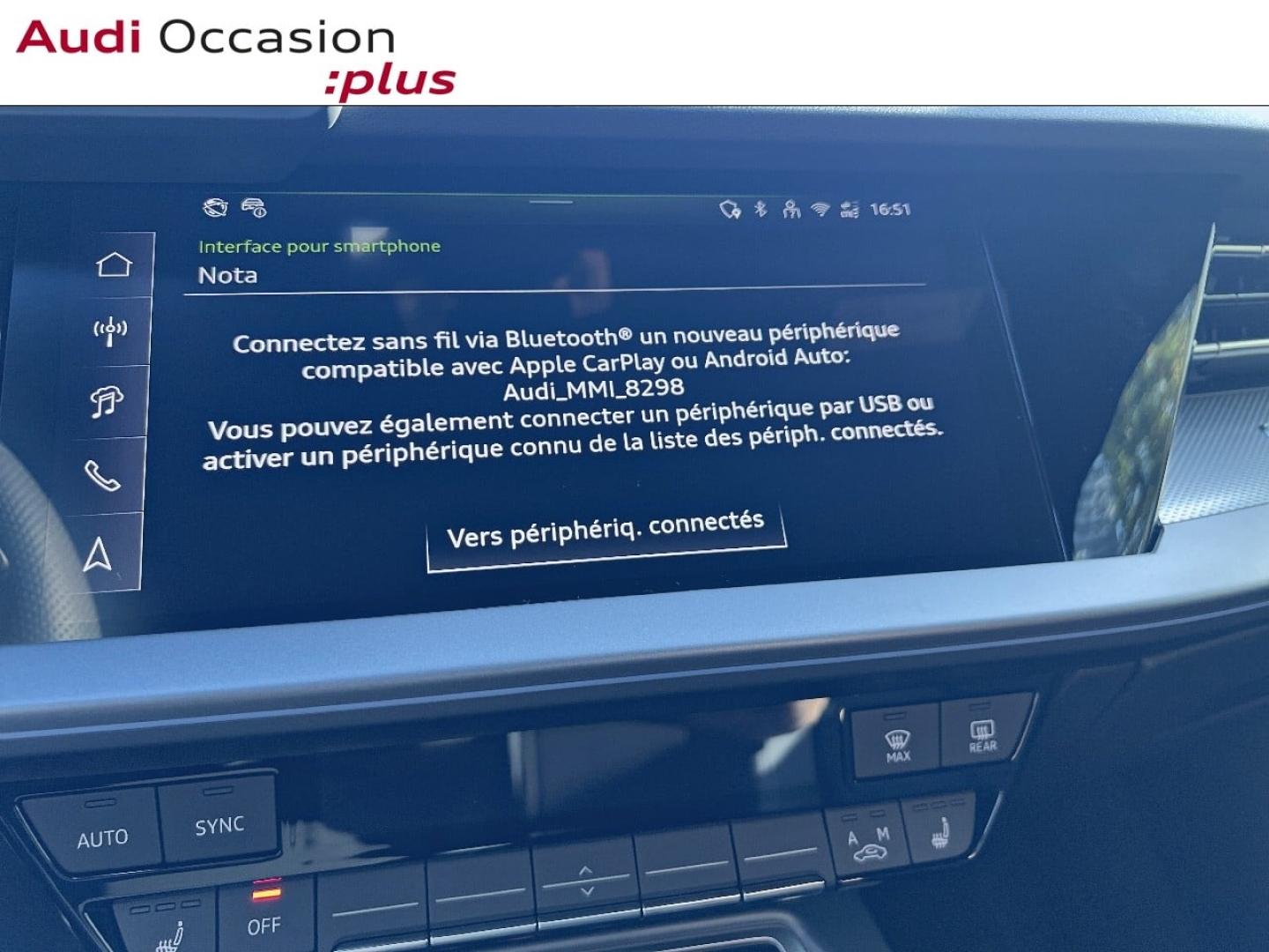 Voitures occasions Audi A3 Sportback S line Saint-Thibault-des-Vignes