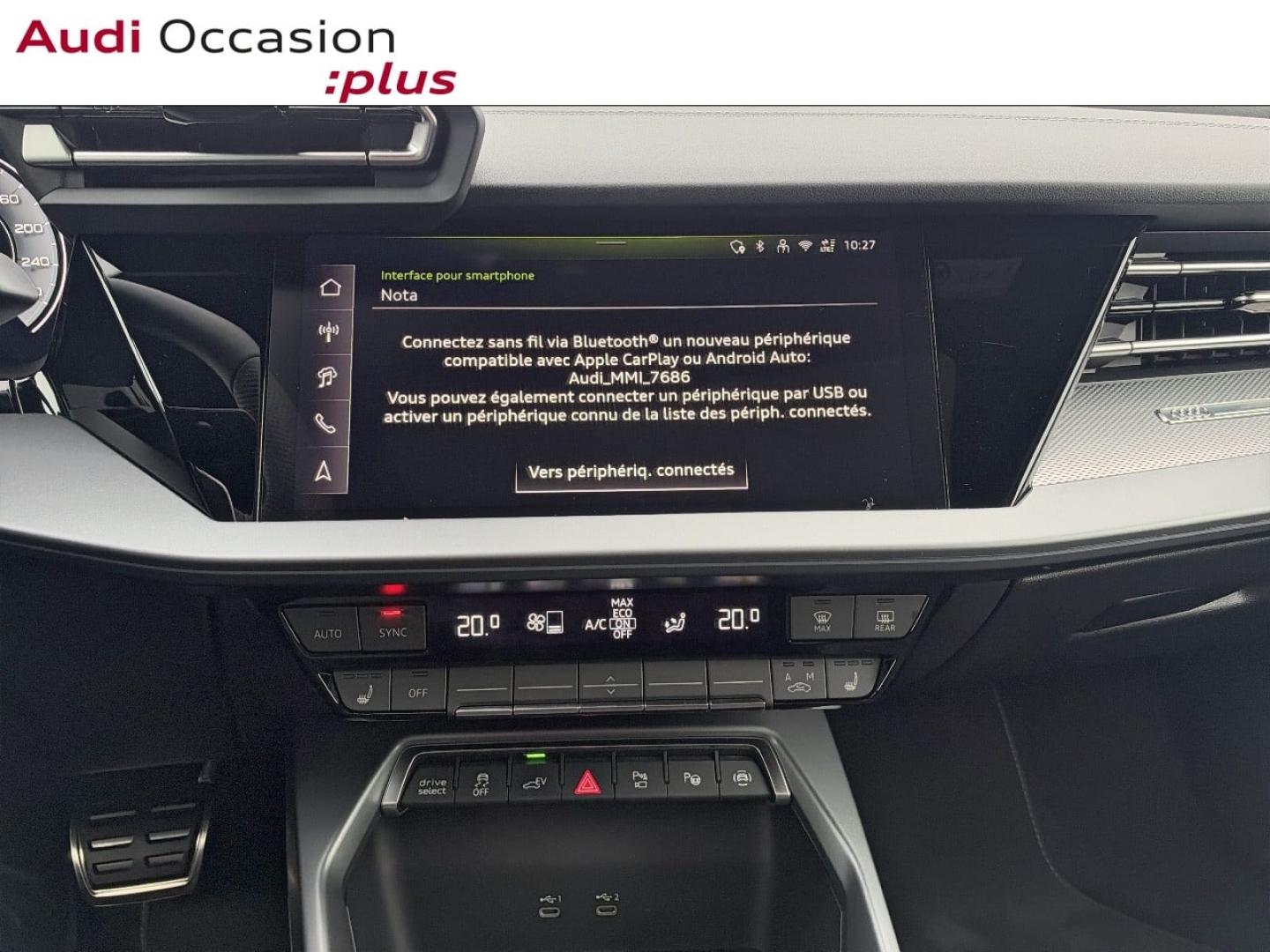 Voitures occasions Audi A3 Sportback S line Saint-Thibault-des-Vignes