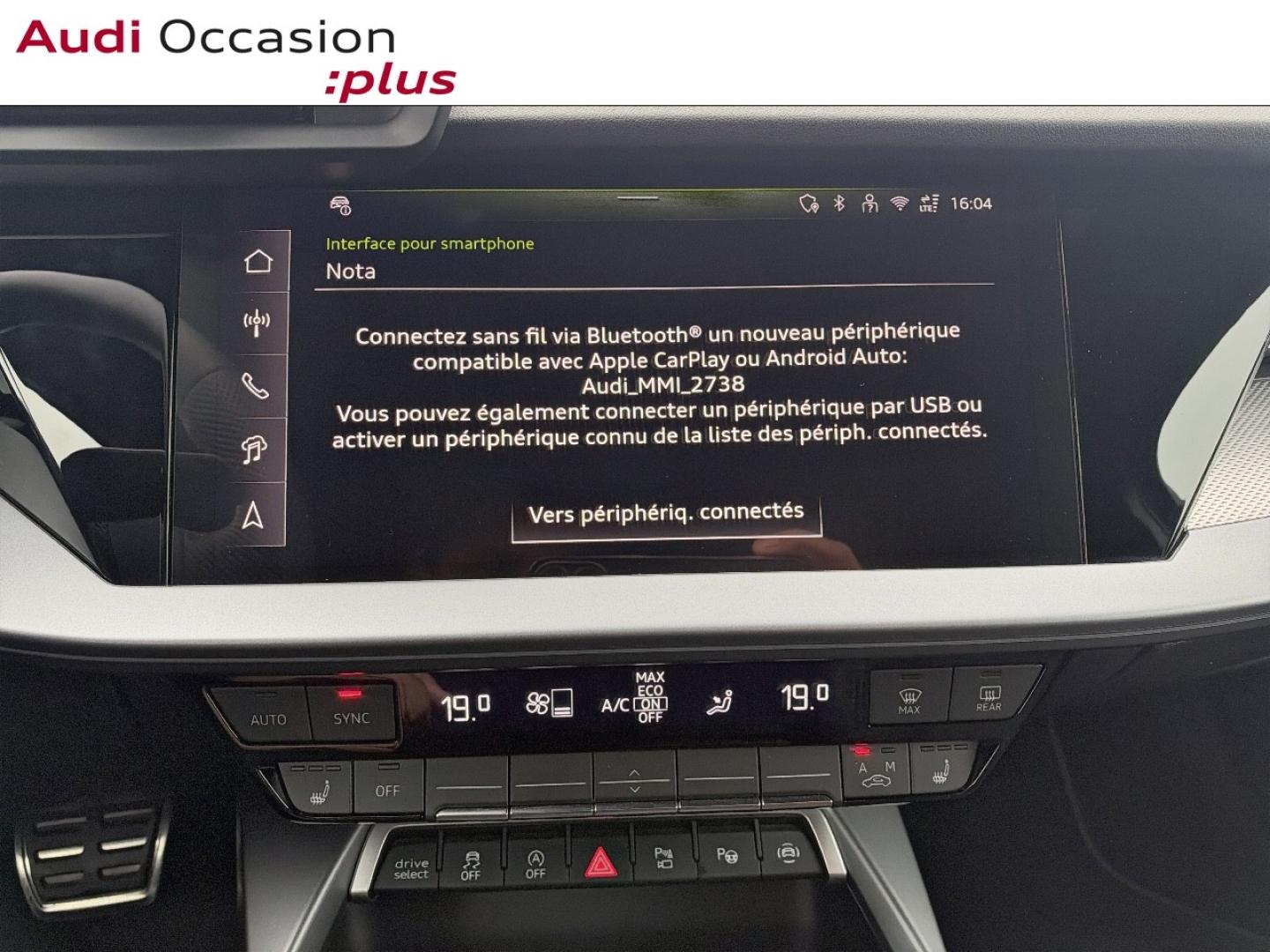 Voitures occasions Audi A3 Sportback S line Saint-Thibault-des-Vignes