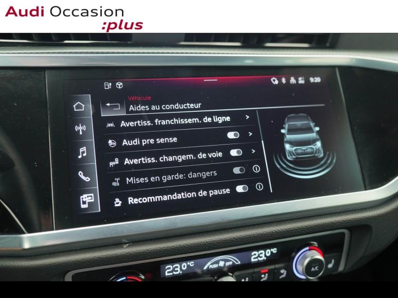 Voitures occasions Audi Q3 Sportback S line Montigny-le-Bretonneux