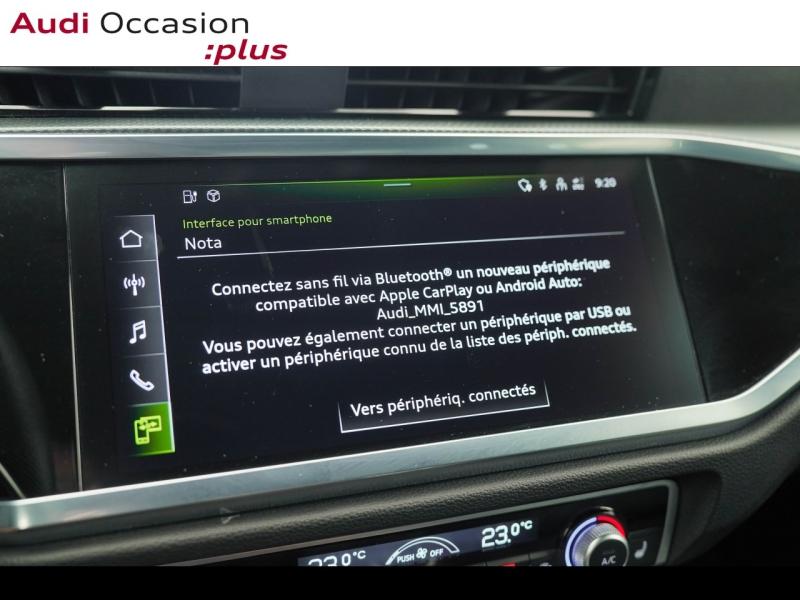 Voitures occasions Audi Q3 Sportback S line Montigny-le-Bretonneux