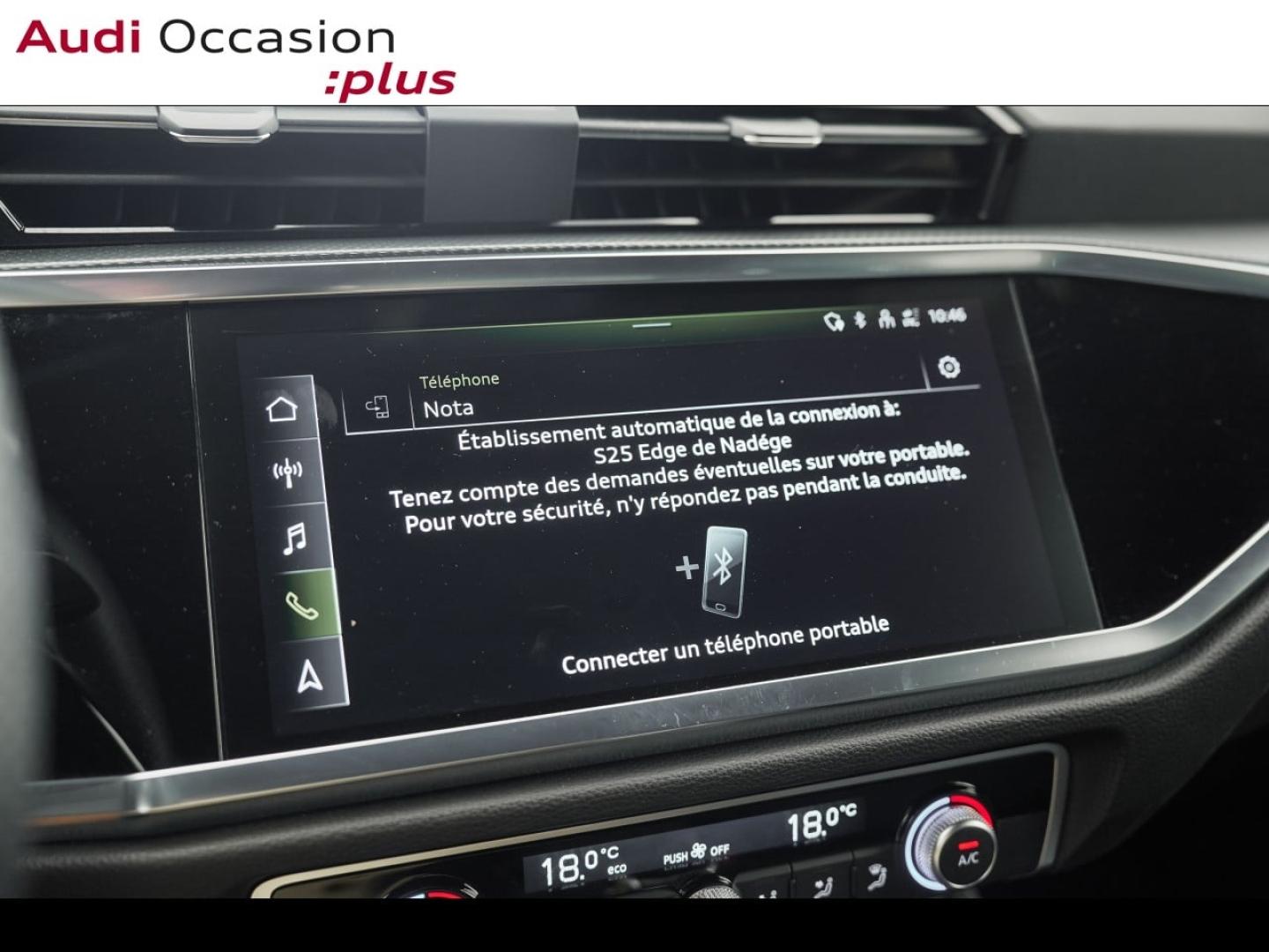 Voitures occasions Audi Q3 Sportback S line Montigny-le-Bretonneux