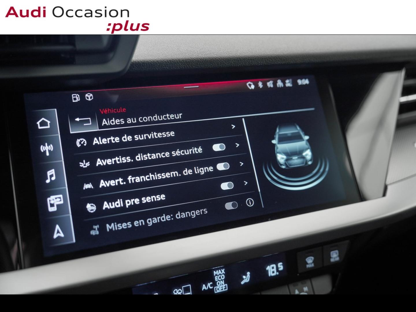 Voitures occasions Audi A3 Sportback S line Montigny-le-Bretonneux
