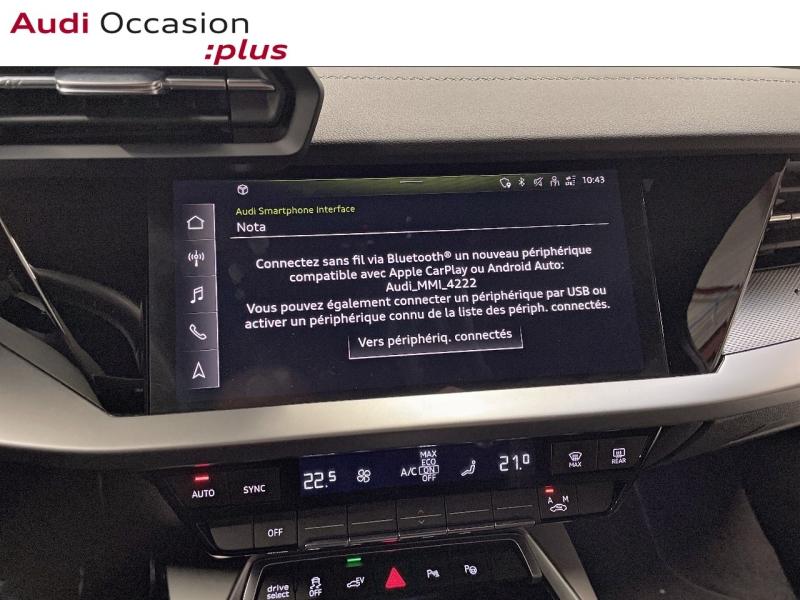 Voitures occasions Audi A3 Sportback S line Montigny-le-Bretonneux