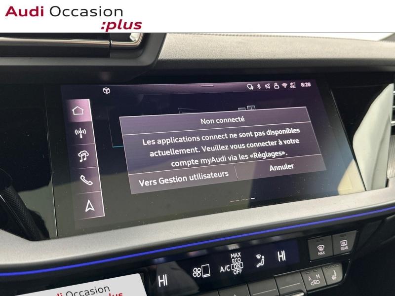 Voitures occasions Audi A3 Sportback S line Montigny-le-Bretonneux
