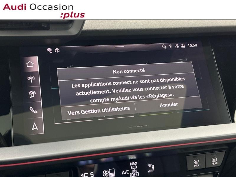 Voitures occasions Audi A3 Sportback S line Montigny-le-Bretonneux