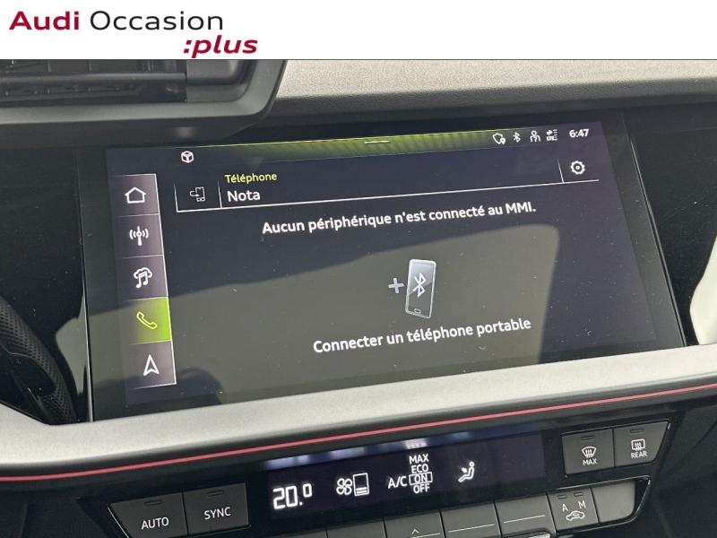 Voitures occasions Audi A3 Sportback S line Montigny-le-Bretonneux