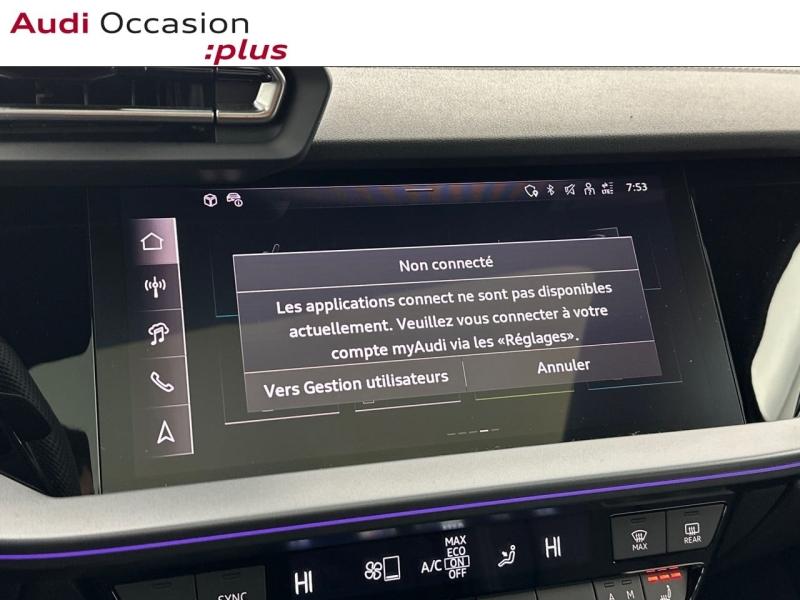 Voitures occasions Audi A3 Berline S line Montigny-le-Bretonneux