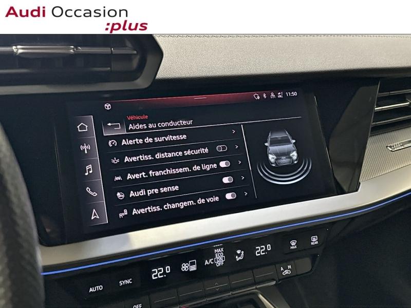 Voitures occasions Audi A3 Sportback S line Montigny-le-Bretonneux