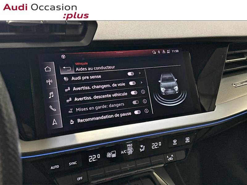 Voitures occasions Audi A3 Sportback S line Montigny-le-Bretonneux