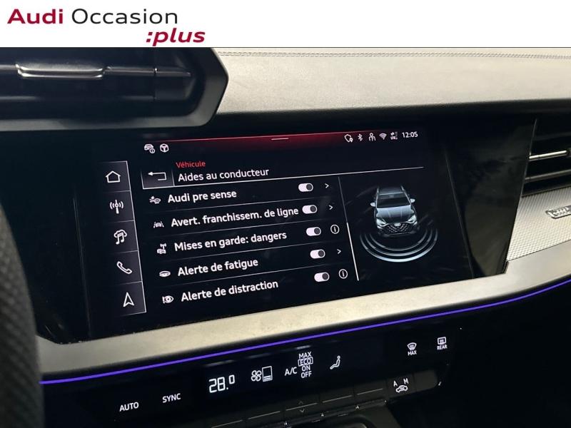 Voitures occasions Audi A3 Sportback S line Montigny-le-Bretonneux