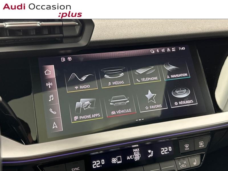 Voitures occasions Audi A3 Sportback S line Montigny-le-Bretonneux