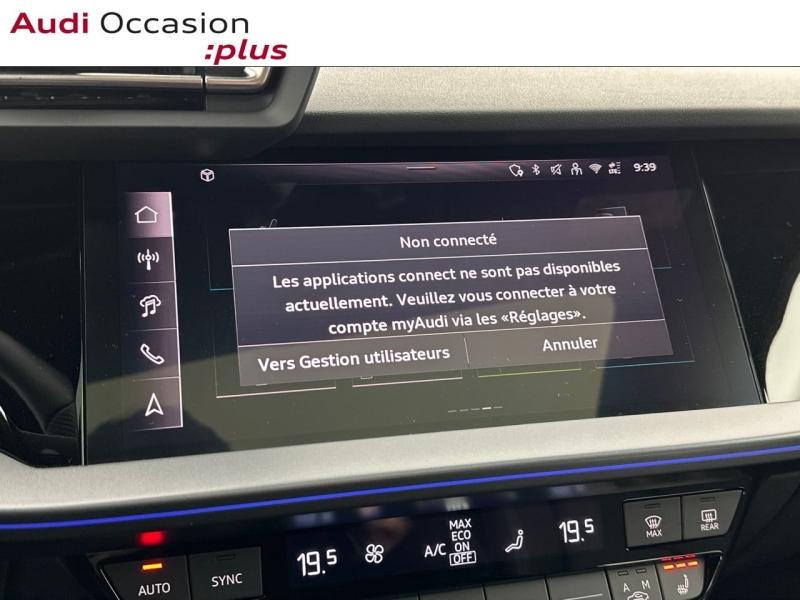 Voitures occasions Audi A3 Sportback S line Montigny-le-Bretonneux