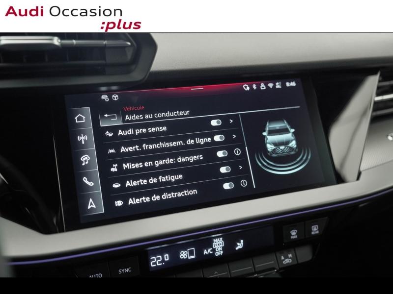 Voitures occasions Audi A3 Sportback S line Montigny-le-Bretonneux