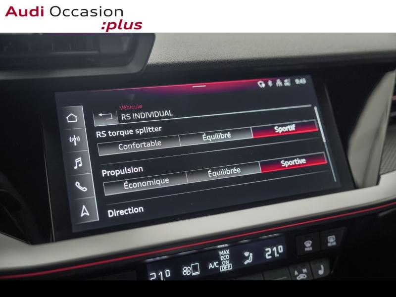 Voitures occasions Audi RS3 Sportback Base Montigny-le-Bretonneux